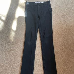Hollister black high rise skinny jeans